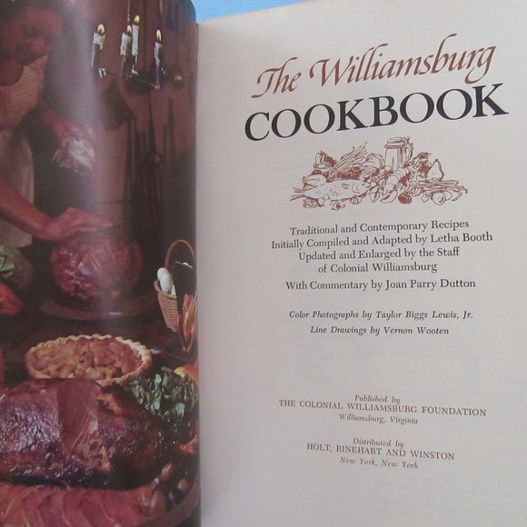 THE WILLIAMSBURG COOKBOOK paperback 1978 - recipes from colonial taverns & inns - Picture 3 of 7